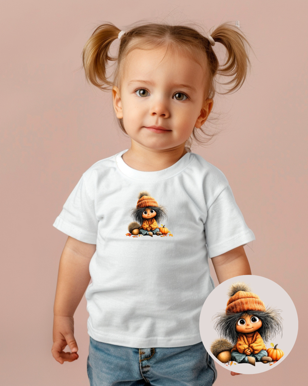 Bügelbilder-Set „Girls Herbst Kollektion“ | DIN A4 Bogen mit 12 süßen Magie- & Herbstmotiven zum Aufbügeln