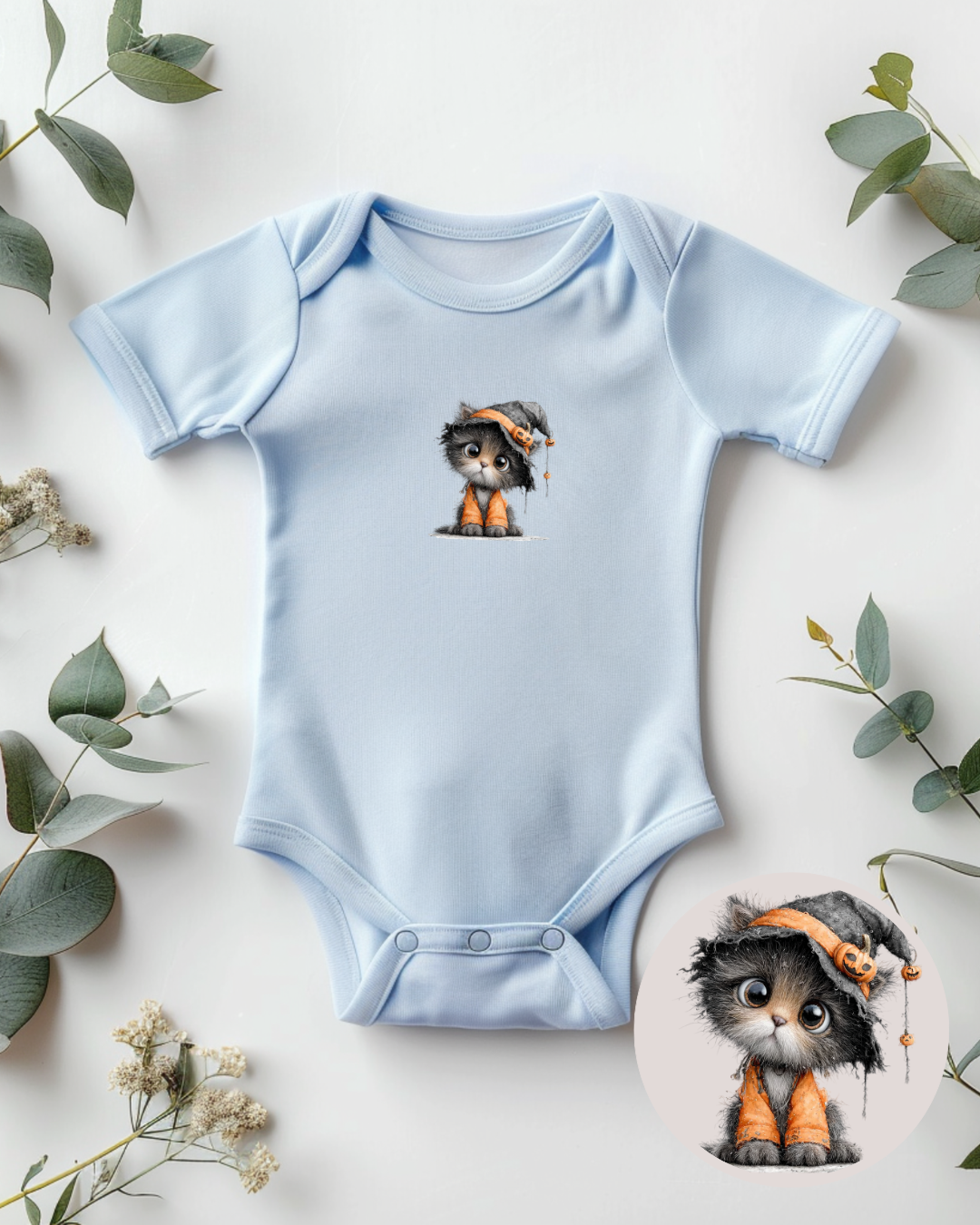 Bügelbilder-Set „Katzen Herbst Kollektion“ | DIN A4 Bogen mit 12 witzigen & frechen Samtpfoten-Motiven