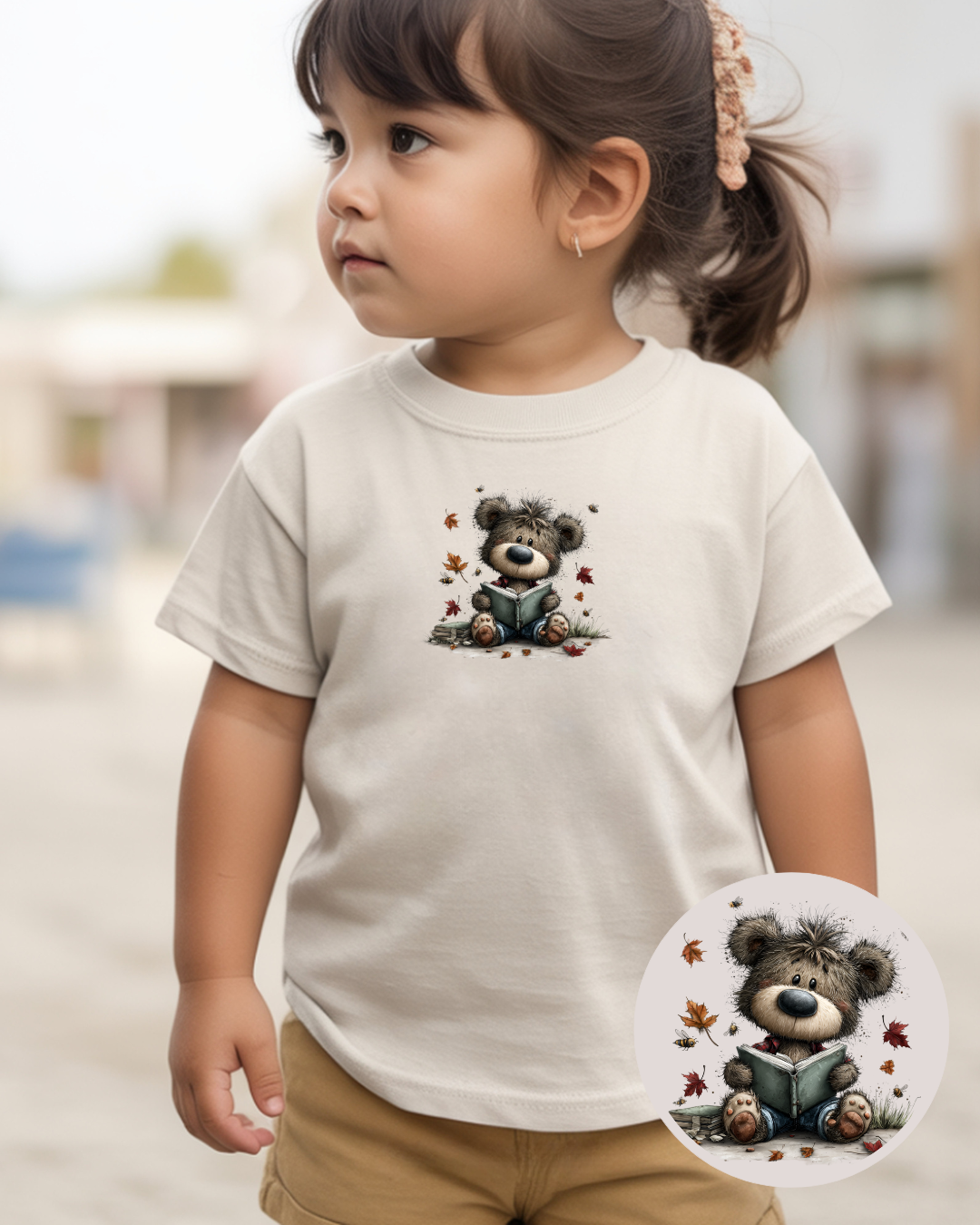Bügelbilder-Set „Teddy Herbst“ | DIN A4 Bogen mit 12 süßen & coolen Bären-Motiven zum Aufbügeln für Kinder