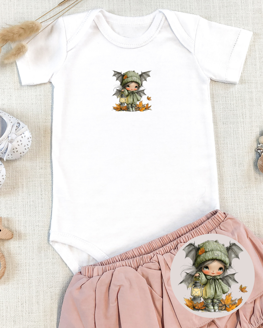 Bügelbilder-Set „Girls Herbst Kollektion“ | DIN A4 Bogen mit 12 süßen Magie- & Herbstmotiven zum Aufbügeln