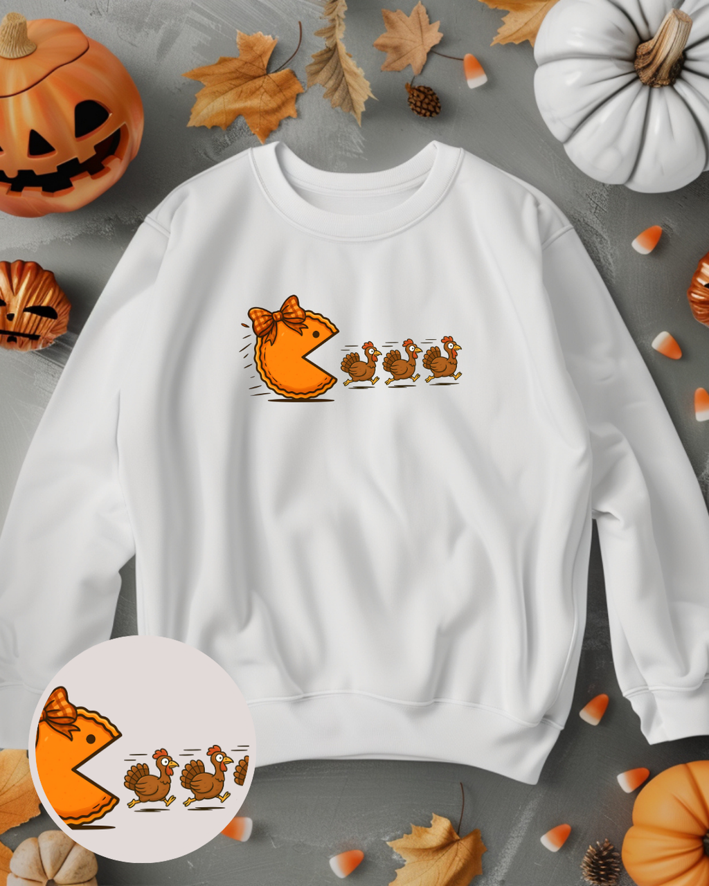 Bügelbild - Pumpkin Pie Game