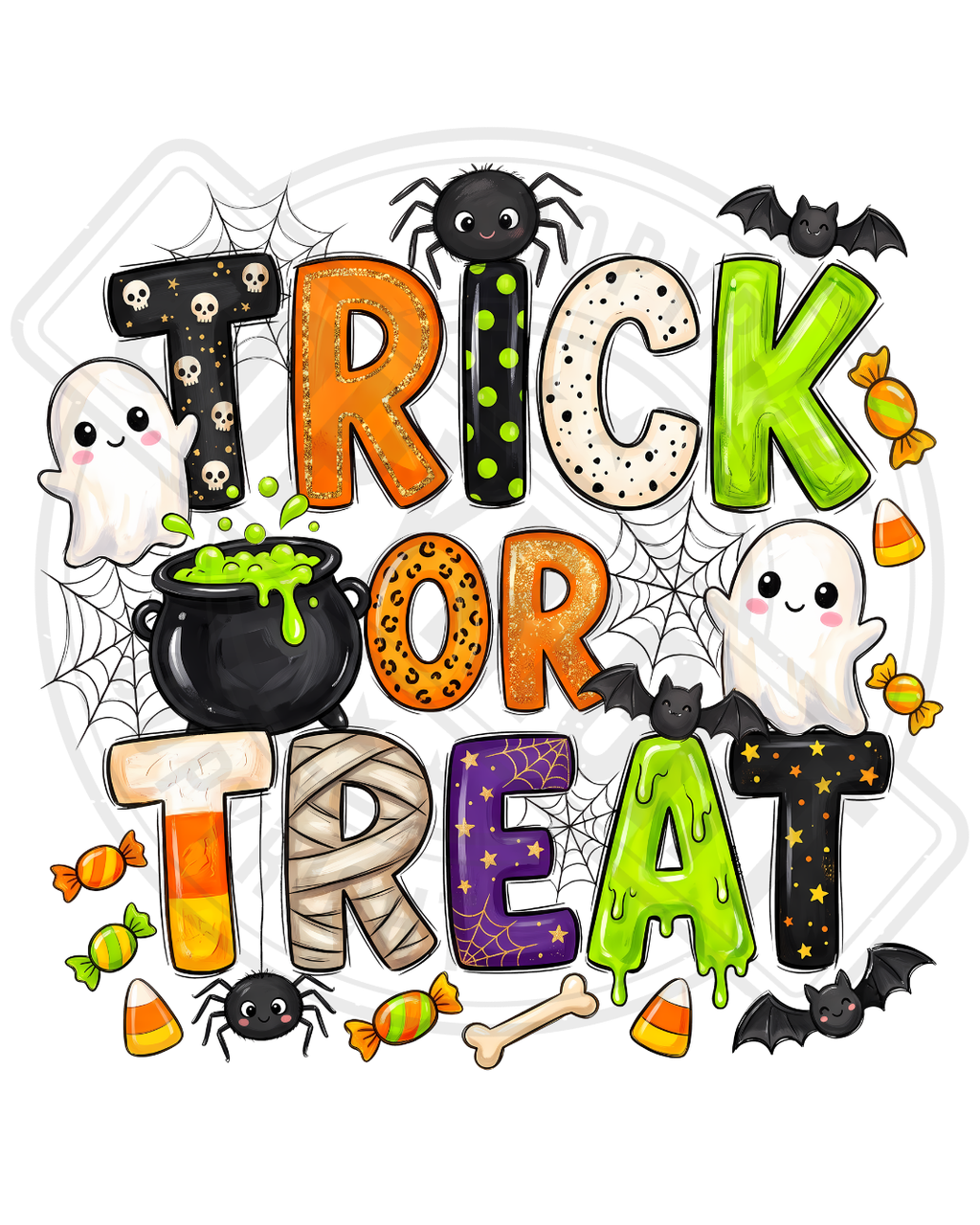 Bügelbild „Trick or Treat"