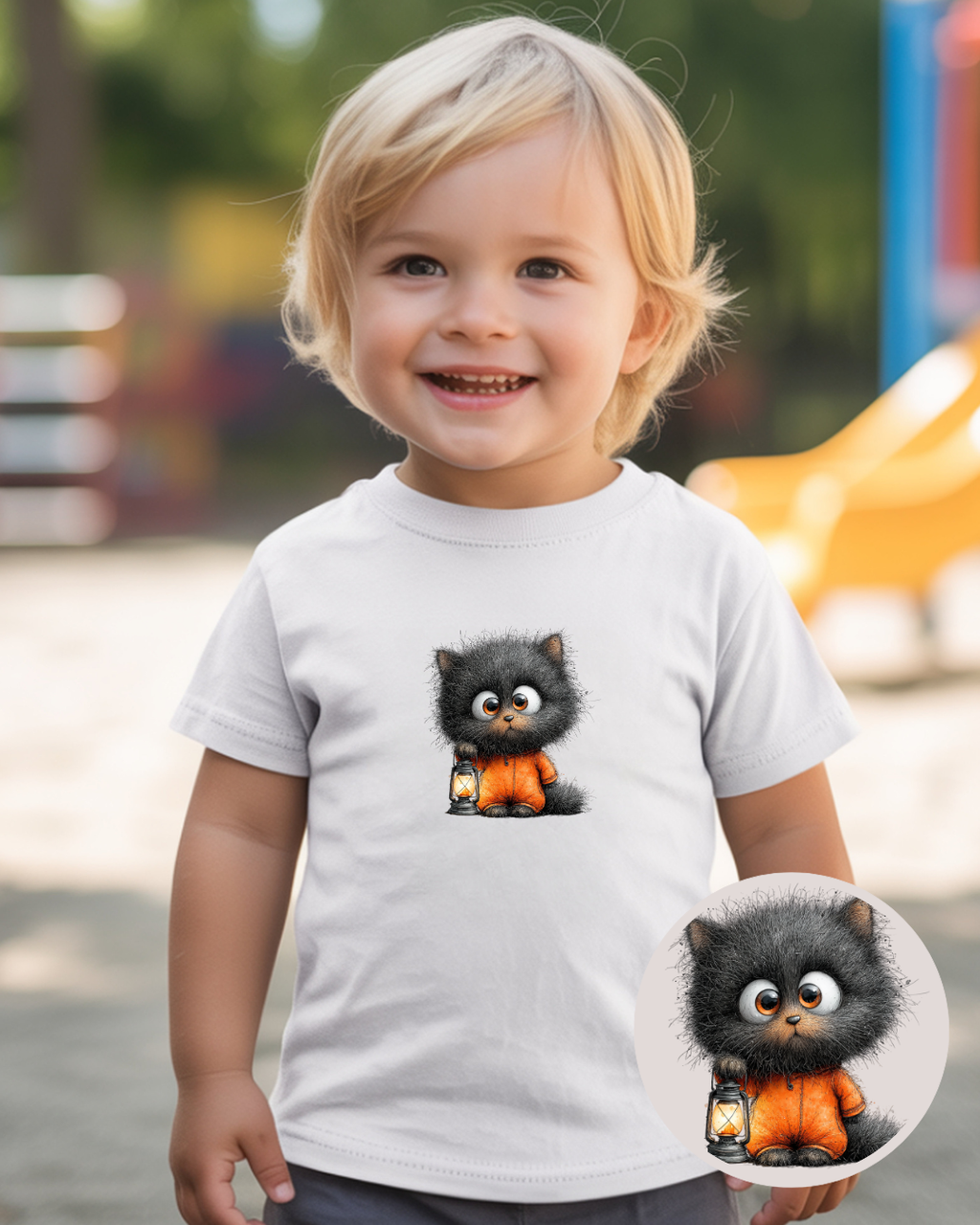 Bügelbilder-Set „Katzen Herbst Kollektion“ | DIN A4 Bogen mit 12 witzigen & frechen Samtpfoten-Motiven