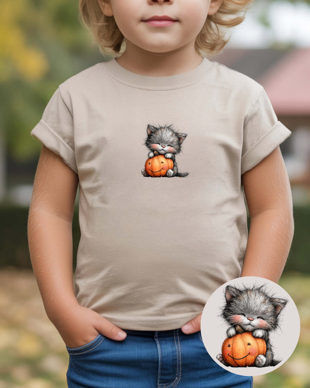 Bügelbilder-Set „Katzen Herbst Kollektion“ | DIN A4 Bogen mit 12 witzigen & frechen Samtpfoten-Motiven