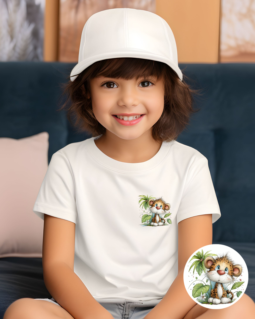 Bügelbilder Dschungeltiere    Set 2 | DIN A4 Bogen mit 12 Motiven zum Aufbügeln für Kinder