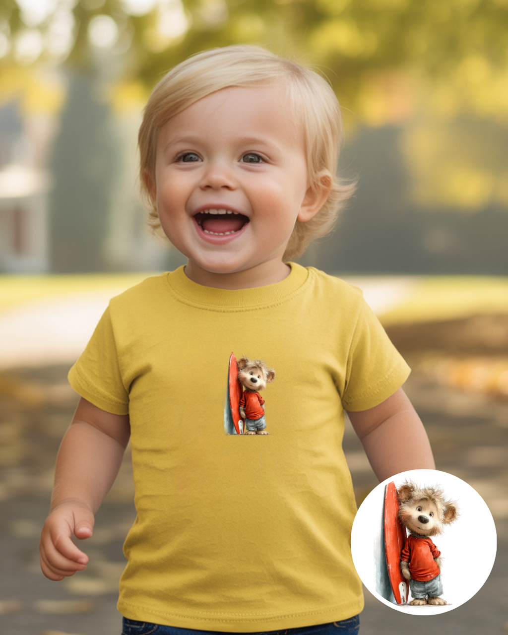 Bügelbilder-Set „Teddy Bär Sommer“ | DIN A4 Bogen mit 12 Motiven zum Aufbügeln für Kinder
