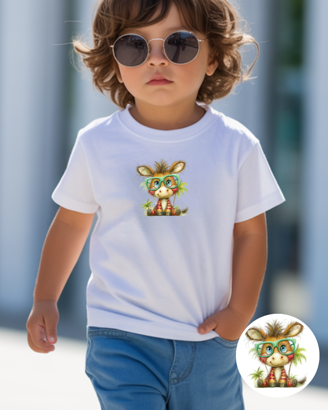 Bügelbilder Dschungeltiere    Set 1 | DIN A4 Bogen mit 12 Motiven zum Aufbügeln für Kinder