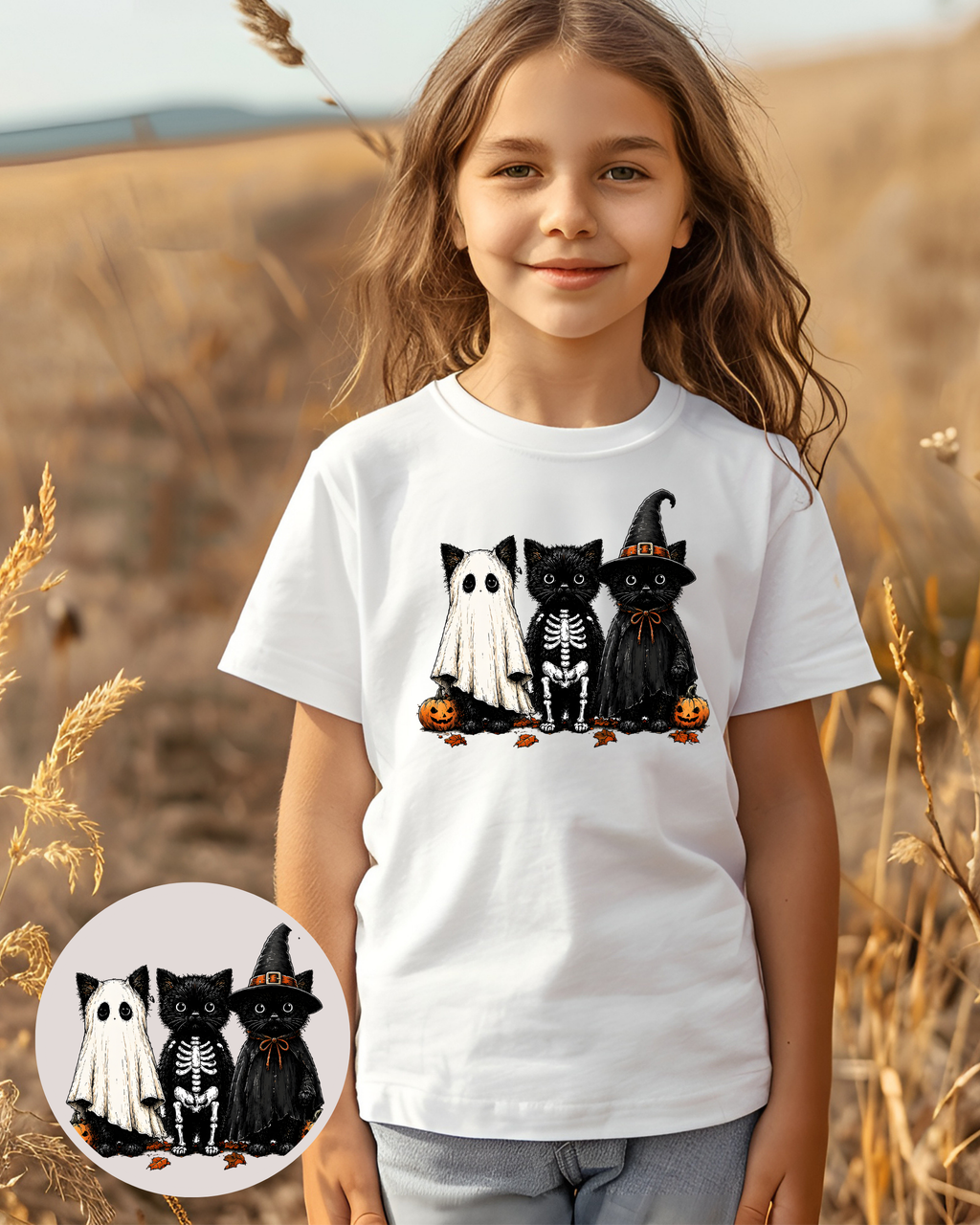 Bügelbild - Katzen Trio