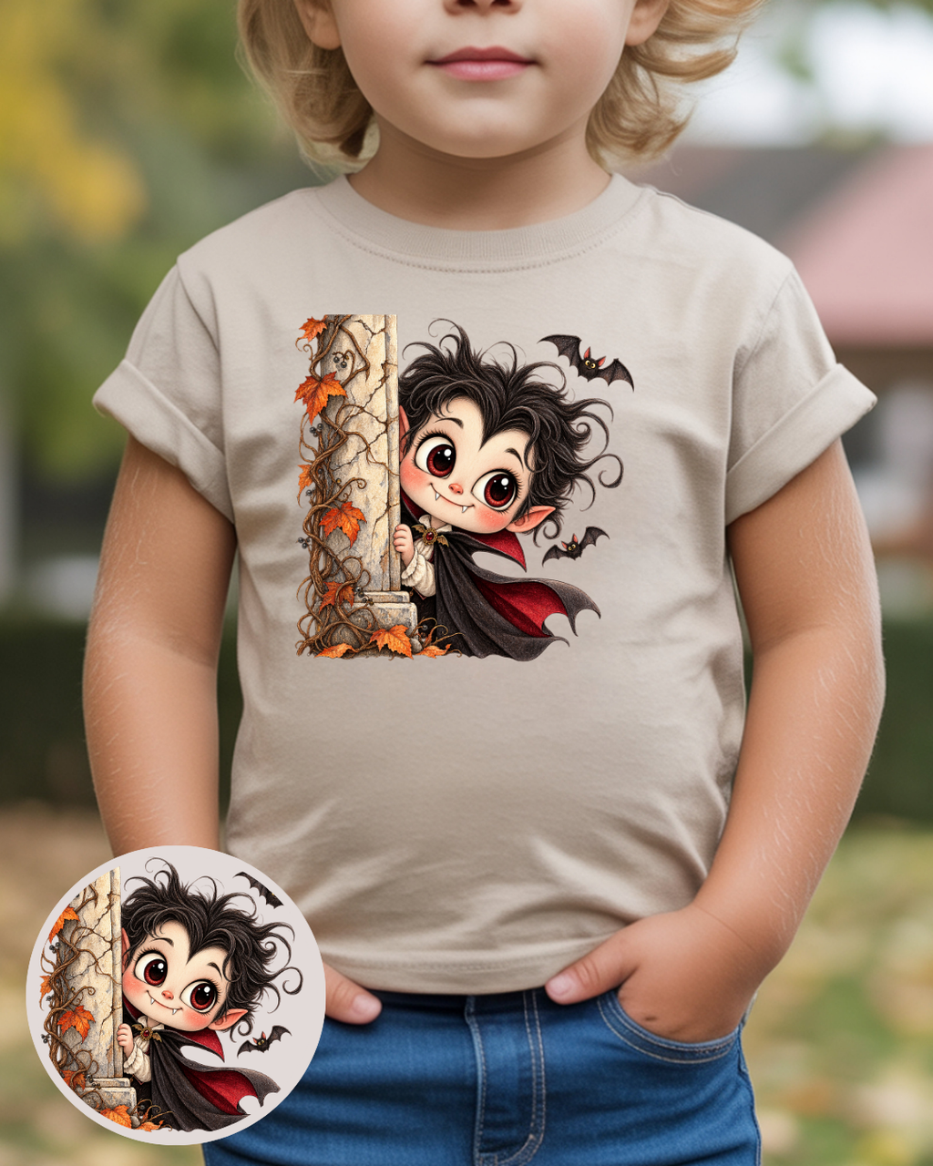 Bügelbild - Mini-Vampir